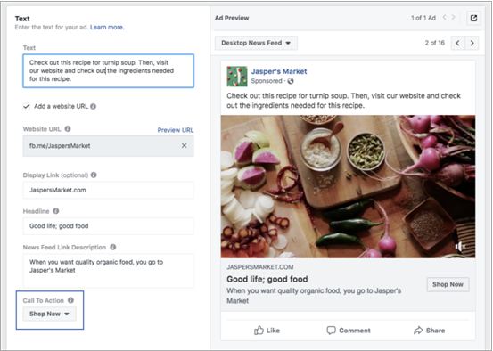 incorporate ‘Call To Action’
